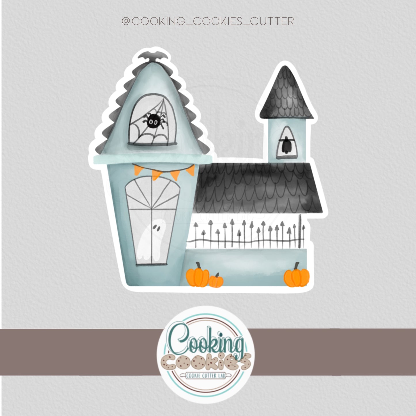 HAUNTED HOUSE (set 2 cutter)