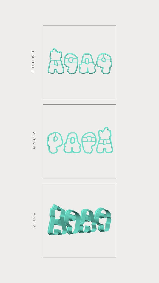 PAPÀ (Set 4 cutter)
