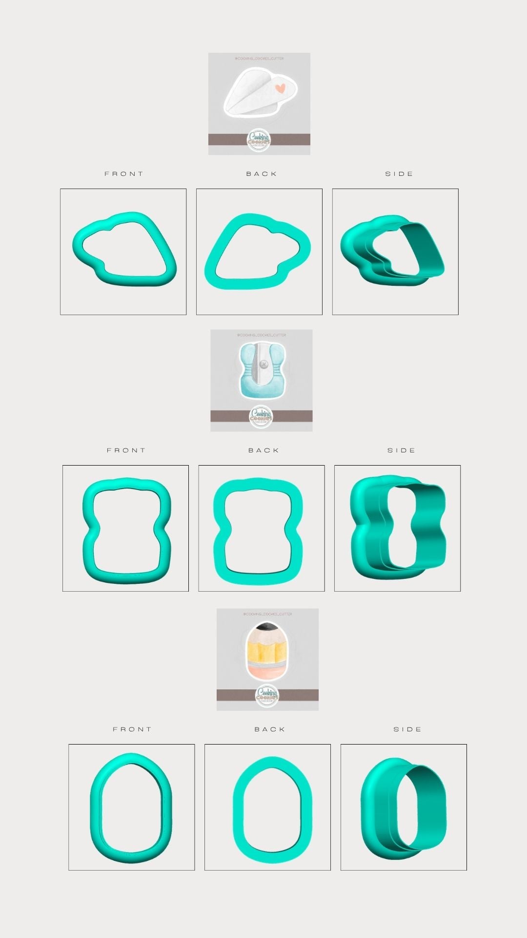 BACK TO SCHOOL Set 3 cutter