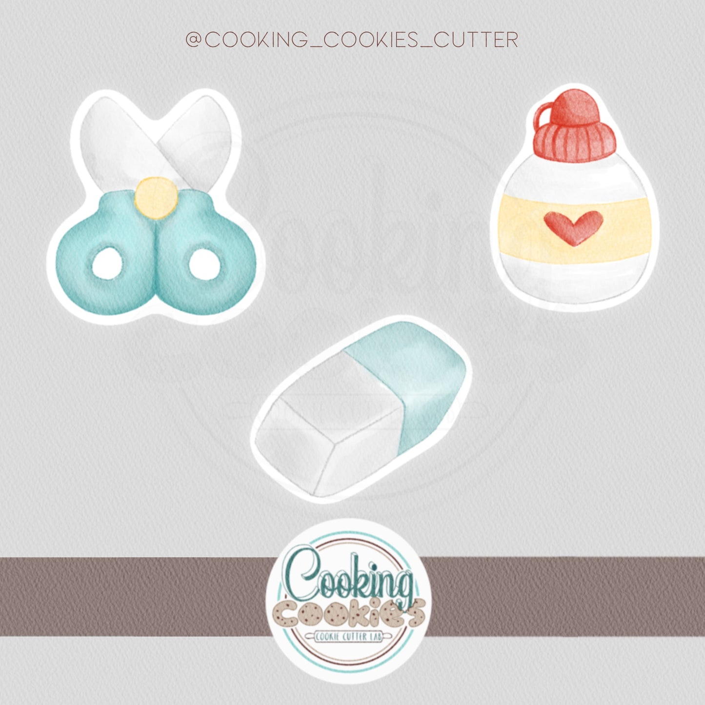 BACK TO SCHOOL Set 3 cutter