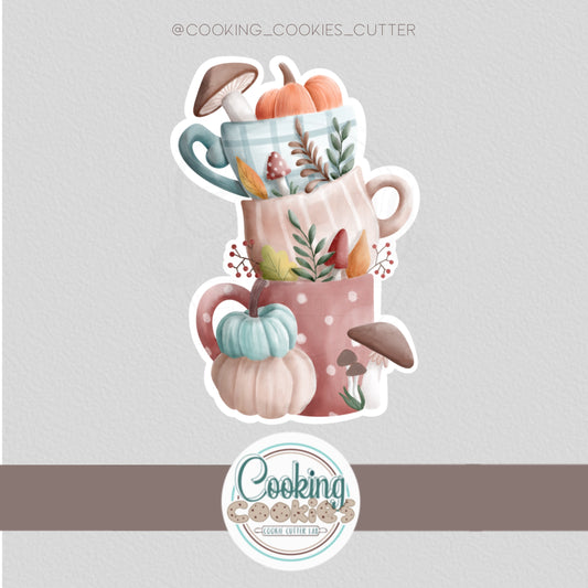 THREE CUPS (set 3 cutter)
