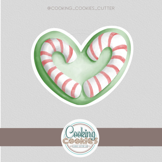 CANDY CANE HEART