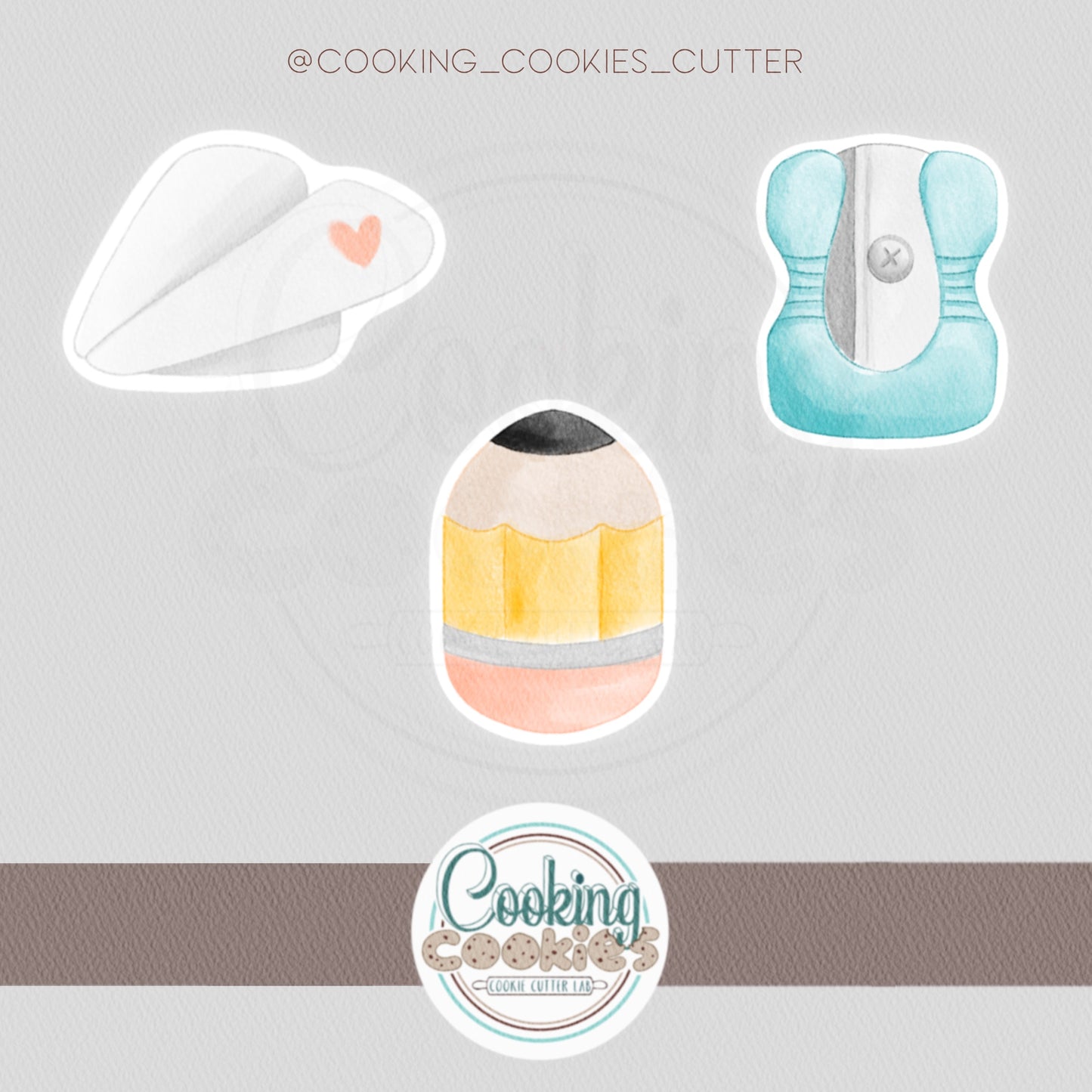BACK TO SCHOOL Set 3 cutter
